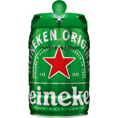 Heineken Světlý ležák Soudek 5% 5 l (sklo)