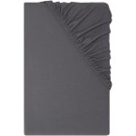 LIVARNO Žerzejové napínací prostěradlo antracitová 90–100x200 – Zboží Dáma