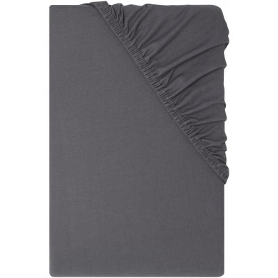 LIVARNO Žerzejové napínací prostěradlo antracitová 90–100x200 – Zboží Dáma