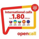 Předplacená SIM karta OpenCall s kreditem 200 Kč, volání do všech sítí v ČR 1,80 Kč/min bez nutnosti dobíjení, Slovensko SIMOPENSKU2003 – Sleviste.cz