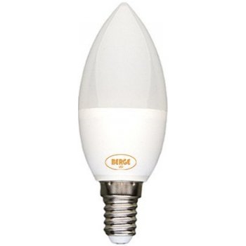 Berge LED žárovka E14 6w svíčka CCD Teplá bílá