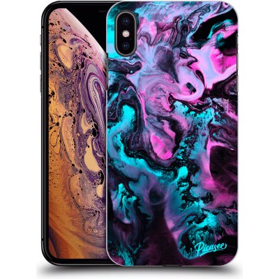 Pouzdro Picasee silikonové Apple iPhone XS Max - Lean černé – Zboží Mobilmania