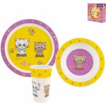 ORION Sada jídelní UH dětská KOCOUŘI kulatá 3 ks – Zboží Dáma ORION Sada jídelní UH dětská KOCOUŘI kulatá 3 ks – Zboží Dáma