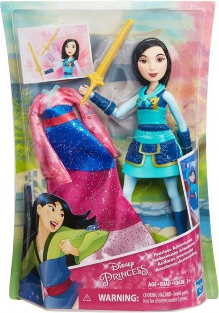 Hasbro Disney princezna Mulan bojovnice s mečem