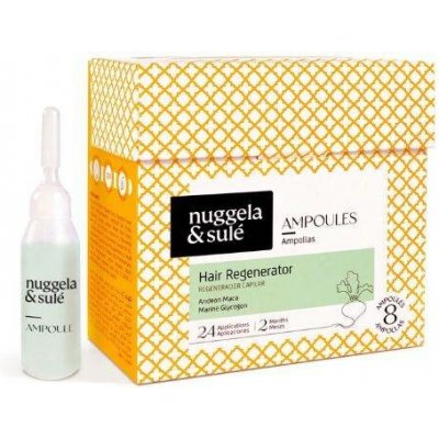 Nuggela & Sulé Ampulky pro regeneraci vlasů dvouměsíční kúra 8x10 ml – Hledejceny.cz