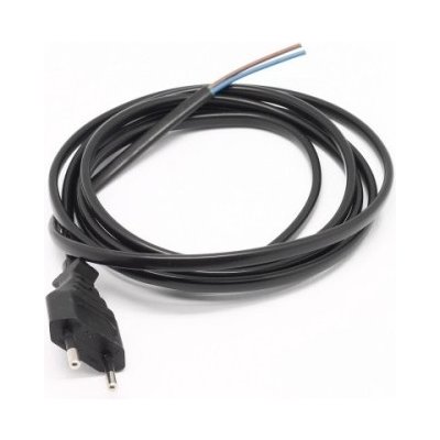 satiplugs Flexošňůra 2m 872078-1-1/2 2x0,75 H03VVH2-F černá 21131B2752N – Zboží Živě
