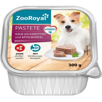 ZooRoyal Adult Dog telecí s karotkou a jablkem 9 x 300 g – Sleviste.cz