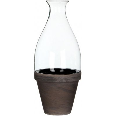 Mica decorations Květináč se skleněným poklopem 41 cm – Zboží Dáma