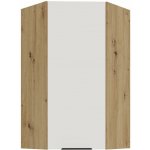 Stolarz-Lempert Kuchyňská skříňka Aria WH-AR - horní rohová 60x60 GN-108 1F (45°) – Hledejceny.cz