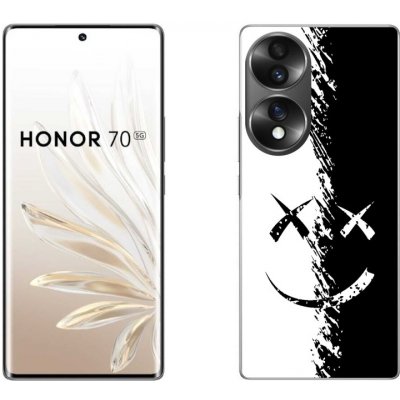 mmCase Gelové Honor 70 - černobílý smajlík – Zboží Mobilmania