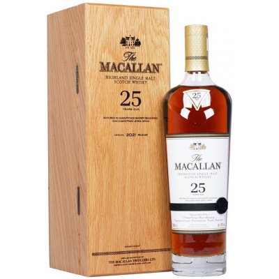 Macallan Sherry Oak 25y 43% 0,7 l (holá láhev) – Hledejceny.cz
