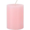 Svíčka Provence RUSTIC růžová 7,5 x 10 cm