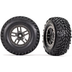 Traxxas kolo 2.2/3.0" disk SCT Split-Spoke gray beadlock pneu SCT 2