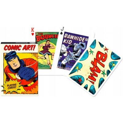 Hrací karty Piatnik 1 balíček Vintage Comic Art – Hledejceny.cz