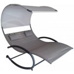 Zahradní houpací postel Vivere Double Chaise Rocker, Sienna – Zboží Dáma