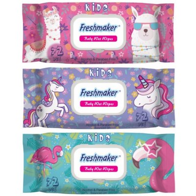 Freshmaker dětské vlhčené ubrousky 72 ks – Zboží Dáma