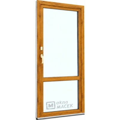 Kömmerling balkonové dveře 70 AD OS s příčkou pravé winchester/bílá 90 x 240 cm oboustranná klika + FAB + hliníkový práh – Hledejceny.cz