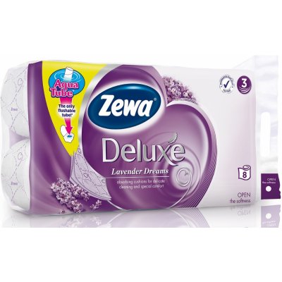 Zewa Deluxe Lavender Dreams 3-vrstvý 8 ks – Zboží Mobilmania