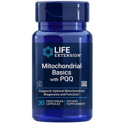 Life Extension Mitochondrial Basics with PQQ 30 Veg Capsules – Hledejceny.cz