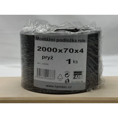 HPM TEC, s.r.o Montážní podložka role 2000×70×4 mm, pryž – Hledejceny.cz