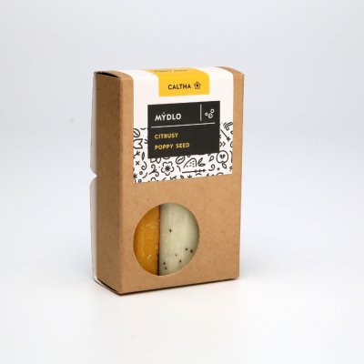 Caltha mýdlo citrusové "Poppy seed" 100 g – Sleviste.cz
