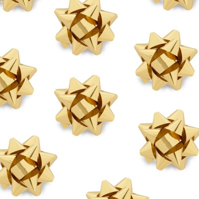 Nalepovací hvězdice Star 15/ 13 METAL – Zlatá - Ø70 mm (50 ks/bal) – Zboží Mobilmania