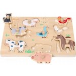 Adam Toys zábavné vkládací puzzle se zvukem Farma – Sleviste.cz