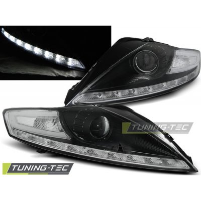 Tuning-Tec Přední čirá LED světla Ford Mondeo IV (2007 - 2010) - černé – Hledejceny.cz