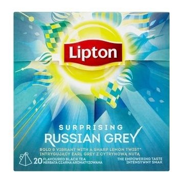 Lipton Surprising Russian Grey černý aromatizovaný čaj 20 sáčků 34 g
