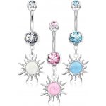 Šperky4U visací piercing do pupíku sluníčko WP01337-P – Hledejceny.cz