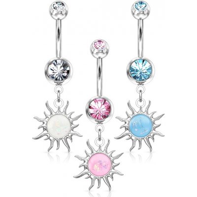 Šperky4U visací piercing do pupíku sluníčko WP01337-P – Hledejceny.cz