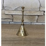 Vánoční mosazný zvonek 9 cm – Hledejceny.cz