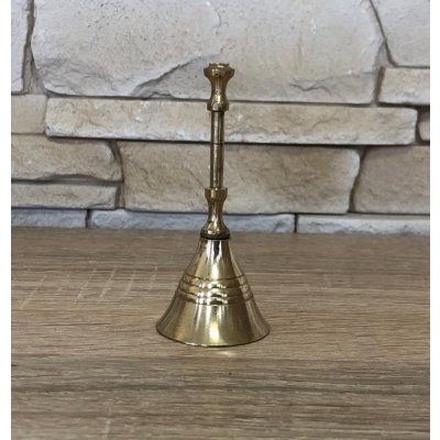 Vánoční mosazný zvonek 9 cm – Hledejceny.cz