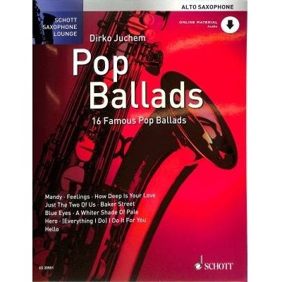 Pop Ballads 16 popových balad pro alto saxofón – Zboží Mobilmania