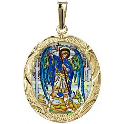 Aljančič Archanděl Michael velký medailon 305R – Zboží Mobilmania