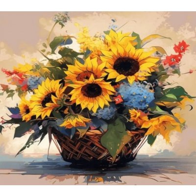 Norimpex Diamantové malování Slunečnice 30 x 40 cm – Sleviste.cz