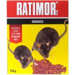 Unichem Ratimor Plus Bromadiolon nástraha na hlodavce granule 150 g – HobbyKompas.cz