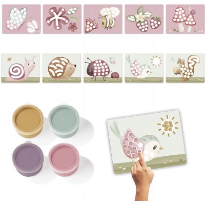 Little Dutch Kreativní sada malování prsty Fairy Garden – Hledejceny.cz