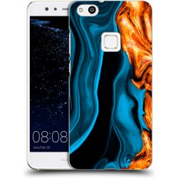 Pouzdro a kryt na mobilní telefon Huawei Pouzdro Picasee silikonové Huawei P10 Lite - Gold blue čiré