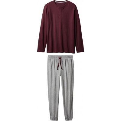 esmara Men pánské pyžamo červená/šedá – Zboží Dáma esmara Men pánské pyžamo červená/šedá – Zboží Dáma