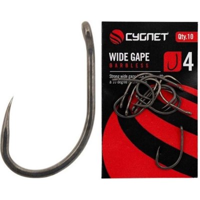 Cygnet Wide Gape Hooks Barbless vel.8 10ks – Hledejceny.cz