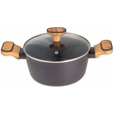 Bergner BG-56036 HRNEC NA DŘEVĚNÉ UHLÍ S VÍČKEM 20 CM – Hledejceny.cz