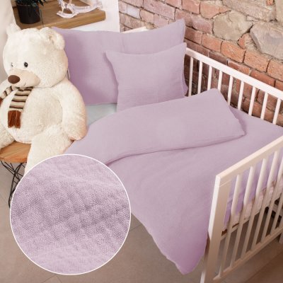 Biante povlečení Nature MSN-021 Bledě fialové 90 x 120 40 x 60 cm – Hledejceny.cz