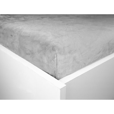 Aaryans Mikroplyšové prostěradlo světle šedé 180x200 – Sleviste.cz