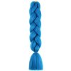 Příčesek do vlasů Kanekalon - barevné copánky - modré A30