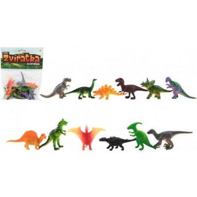 Teddies Zvířátka dinosauři mini 6-7 cm 12 ks – Hledejceny.cz