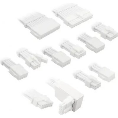Kolink Core Pro Braided Cable Extension Kit 12V-2x6 Typ 2 bílá COREPRO-EK-12VT2-WHT – Zboží Mobilmania