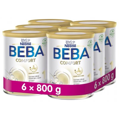 BEBA COMFORT 1 HMO 6 x 800 g – Zboží Mobilmania