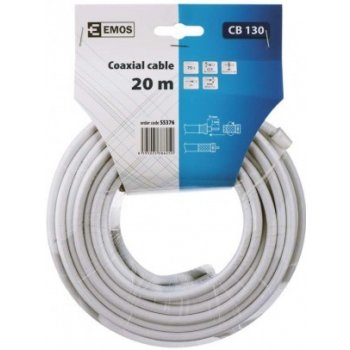 EMOS Koaxiální kabel CB130, 20m 2305120040