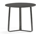 Manutti Hliníkový odkládací boční stolek Giro, Manutti, kulatý 48x41 cm, rám hliník šedá shingle – Hledejceny.cz